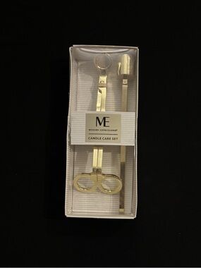 Expressions Gold Candle Care Set